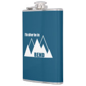 Ik zou liever in het Bend Oregon-gebergte zijn Heupfles (Links)