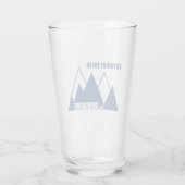 Ik zou liever in het Berkshires-gebergte zijn Glas (Achterkant)