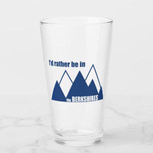 Ik zou liever in het Berkshires-gebergte zijn Glas