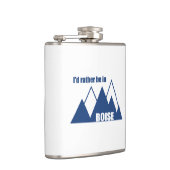 Ik zou liever in het Boise Idaho-gebergte zijn Heupfles (Rechts)