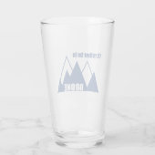 Ik zou liever in het Boone North Carolina gebergte Glas (Achterkant)