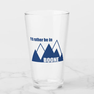 Ik zou liever in het Boone North Carolina gebergte Glas