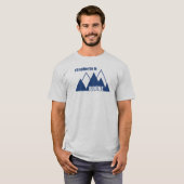Ik zou liever in het Boone North Carolina gebergte T-shirt (Voorkant volledig)