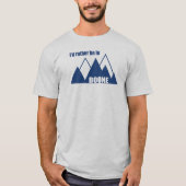 Ik zou liever in het Boone North Carolina gebergte T-shirt (Voorkant)