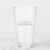 Ik zou liever in het Bos van de Noordzee zijn. Glas (Achterkant)