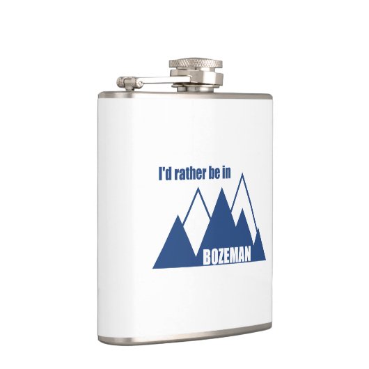 Ik zou liever in het Bozeman Montana-gebergte zijn Heupfles (Rechts)