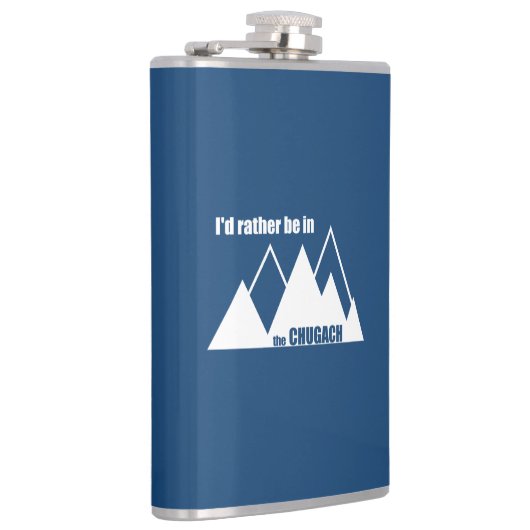 Ik zou liever in het Chugach-gebergte zijn Heupfles (Rechts)