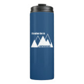 Ik zou liever in het Noord-Cascadengebergte zijn Thermosbeker (Voorkant)