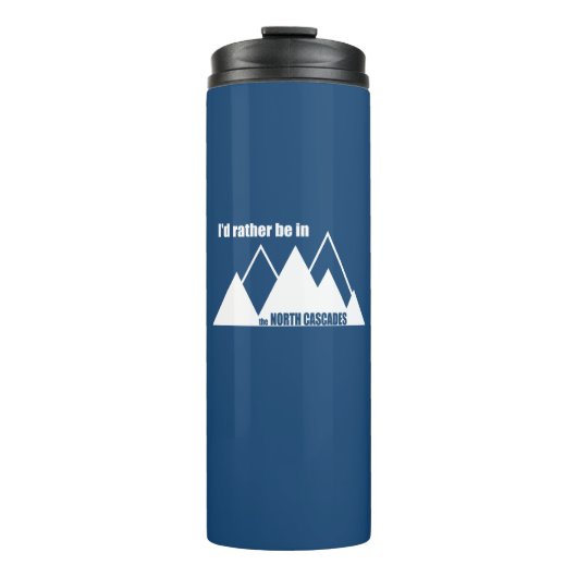 Ik zou liever in het Noord-Cascadengebergte zijn Thermosbeker (Voorkant)