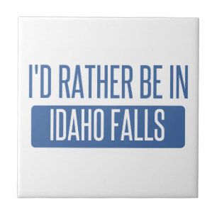 Ik zou liever in Idaho Herfsten zijn Tegeltje