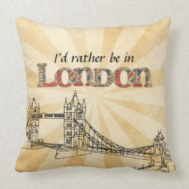 Ik zou liever in Londen zijn met de kussens