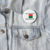 Ik zou liever in Madagascar zijn Ronde Button 5,7 Cm (In situ)