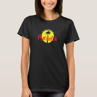 Ik zou liever in Marbella zijn - Vacatie Beach Blu T-shirt