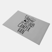 Ik zou liever in mijn kamer van deur zitten. deurmat (Schuin)