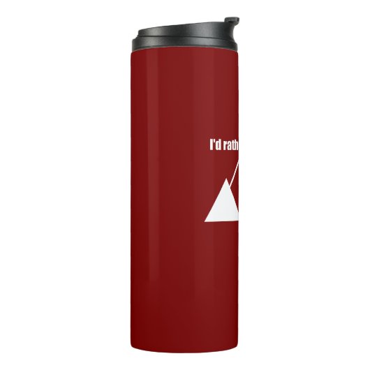 Ik zou liever in Mill Valley California Mountain z Thermosbeker (Gedraaid links)