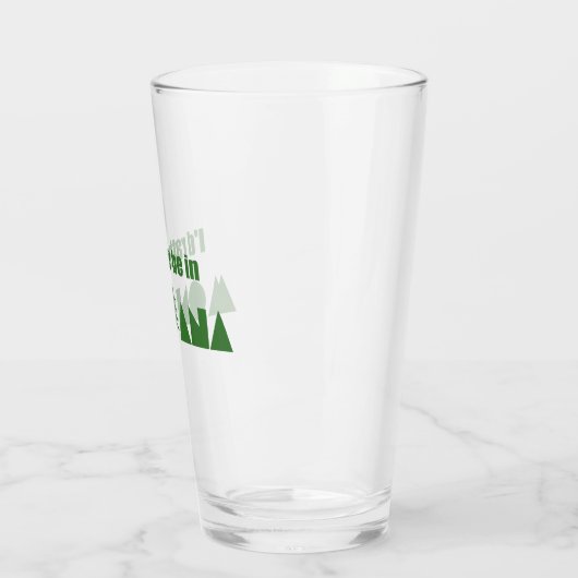 Ik zou liever in Montana zijn Glas (Links)