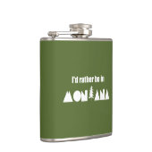 Ik zou liever in Montana zijn Heupfles (Rechts)