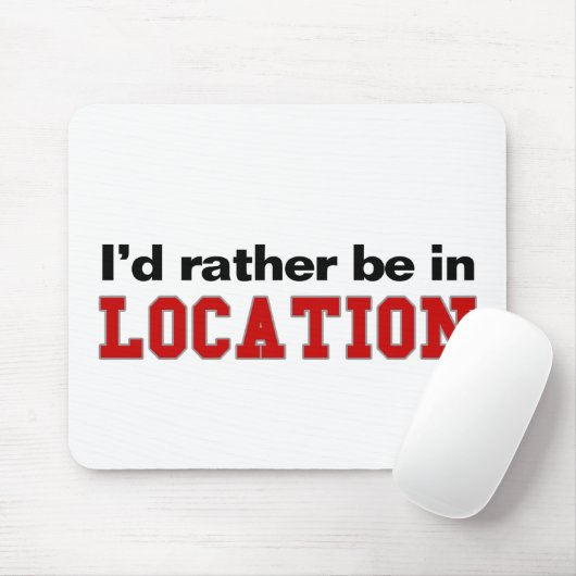 Ik zou liever in... muismat (Met muis)