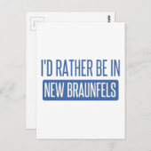 Ik zou liever in New Braunfels zijn Briefkaart (Voorkant / Achterkant)