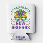 Ik zou liever in New Orleans zijn Blikjeskoeler (Achterkant)