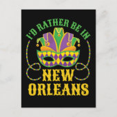 Ik zou liever in New Orleans zijn Briefkaart (Voorkant)
