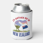 Ik zou liever in Nieuw-Zeeland zijn Blikjeskoeler (Blikje Voorkant)