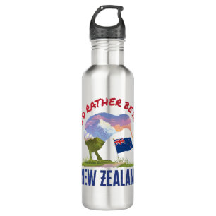 Ik zou liever in Nieuw-Zeeland zijn Waterfles