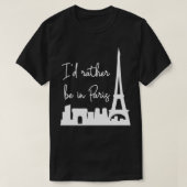 Ik zou liever in Parijs Pullover zijn (Design voorkant)