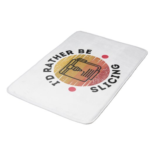 Ik zou liever in plakjes snijden badmat (Gekanteld)