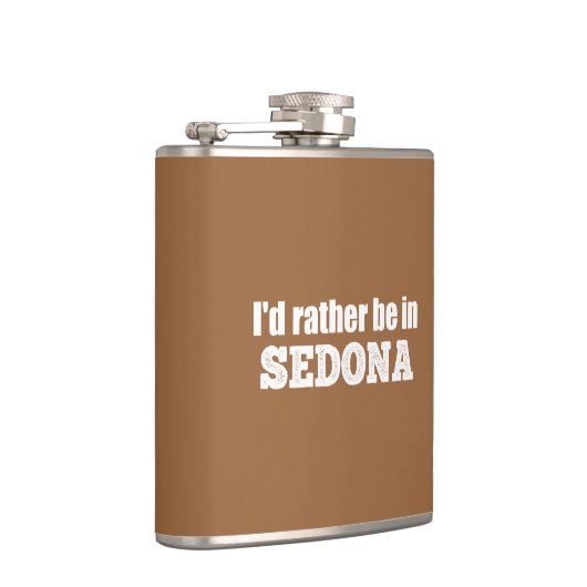 Ik zou liever in Sedona zijn Heupfles (Rechts)