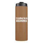 Ik zou liever in Sedona zijn Thermosbeker (Voorkant)