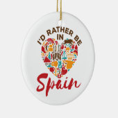 Ik zou liever in Spanje zijn Keramisch Ornament (Rechts)