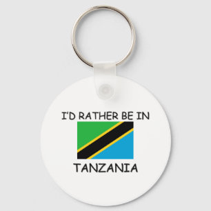 Ik zou liever in Tanzania zijn Sleutelhanger