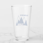 Ik zou liever in Telluride Mountain zijn Glas (Achterkant)