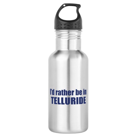 Ik zou liever in Telluride zijn Waterfles (Voorkant)