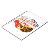 Ik zou liever in Vegas Casino Gambler zijn Notitieboek (Linkerzijde)