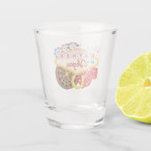 Ik zou liever in Vegas Casino Gambler zijn Shot Glas (Achterkant)