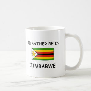 Ik zou liever in Zimbabwe zijn Koffiemok