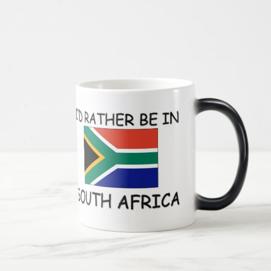 Ik zou liever in Zuid-Afrika zijn Magische Mok (Rechts)