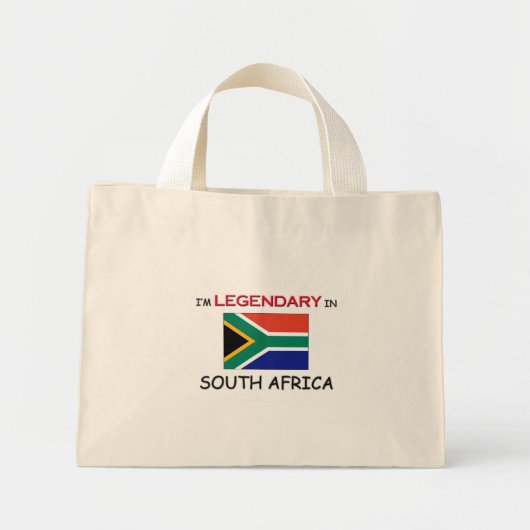 Ik zou liever in ZUID-AFRIKA zijn Mini Tote Bag (Voorkant)
