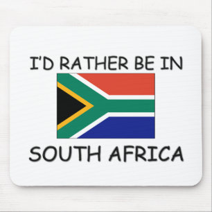 Ik zou liever in Zuid-Afrika zijn Muismat