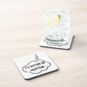 Ik zou liever jagen bier onderzetter (Rechterzijde)