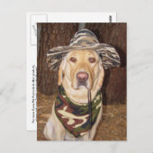 Ik zou liever jagen briefkaart (Voorkant / Achterkant)