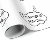 Ik zou liever jagen cadeaupapier (Rol Hoek)