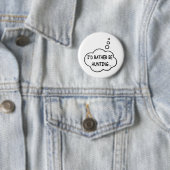 Ik zou liever jagen ronde button 5,7 cm (In situ)
