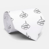 Ik zou liever jagen stropdas (Opgerold)