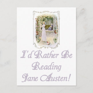 Ik zou liever Jane Austen Briefkaart lezen