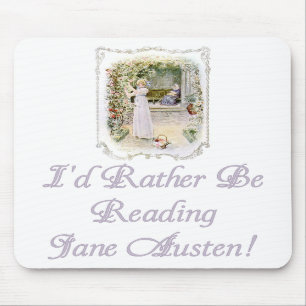 Ik zou liever Jane Austen lezen! Mousepad Muismat