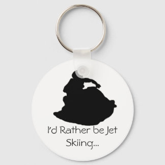 Ik zou liever Jet Skiing zijn... Sleutelhanger