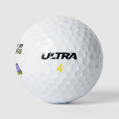 Ik zou liever kamperen golfballen (Logo)